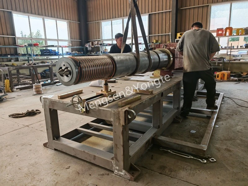 Özel 92/188 Konik Çift Vidalı Ekstruderin Montajı