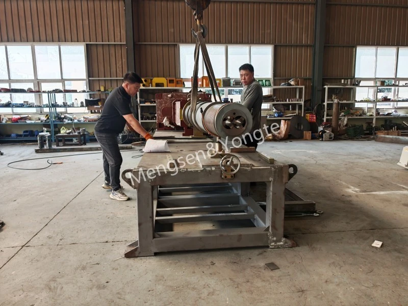 SJSZ65/132 WPC kapı çerçevesi konik çift vidalı ekstruder için vida aralığı ayarı
