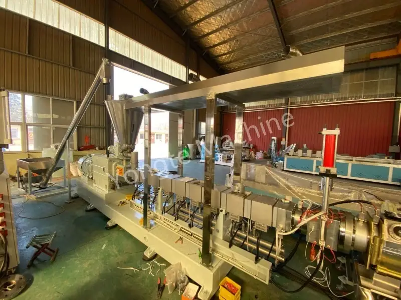 Masterbatch yapmak için Çin Plastik Peletleme Makinesi