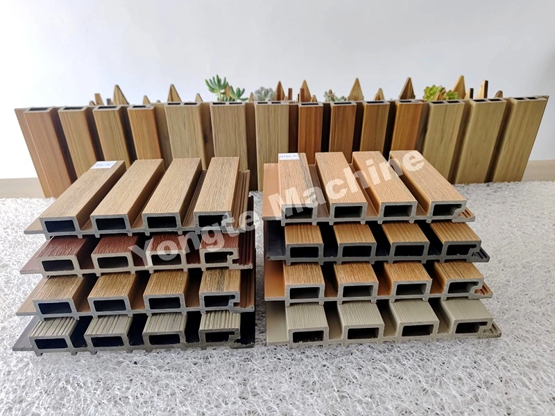 Products made by WPC Production Machine for 50-70% Wood Powder 