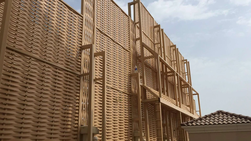 plastic lumber machine