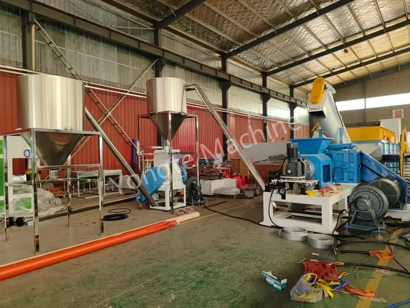 Hindistan Plastik Atık Geri Dönüşüm Makinası